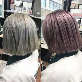 ショート カラー パーマ ヘアアレンジ メンズ キッズ ネイル マツエク・マツパ サロンドミルク 渋谷高比良のヘアスタイル