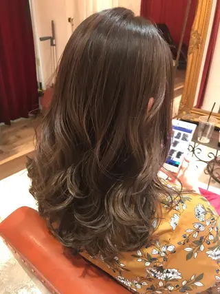 ロング カラー ご新規様限定 透明感カラーKANAのヘアスタイル