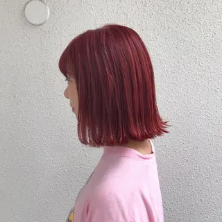 ショート カラー インナーカラー/天神 ブリーチ/吉田のヘアスタイル