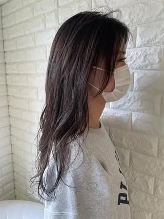 ロング カラー 英語ok sohee ソヒ 305号室のヘアスタイル