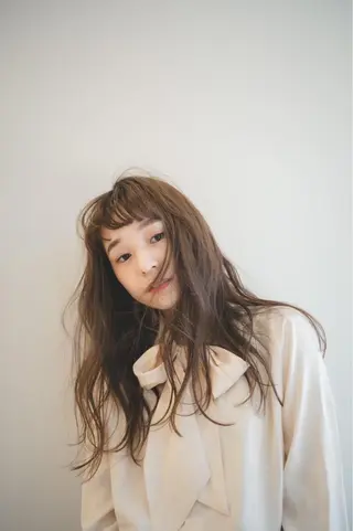 ロング カラー ヘアアレンジ リナ✮レイヤーカット モデル様✮募集中のヘアスタイル