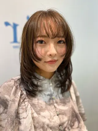 ミディアム 江村 璃久のヘアスタイル