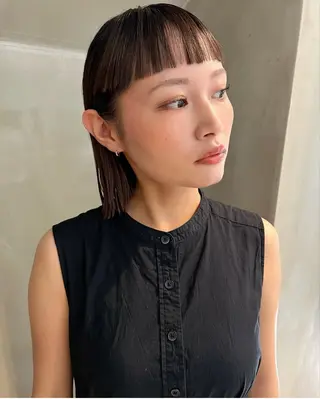 ミディアム Nikiita リコのヘアスタイル