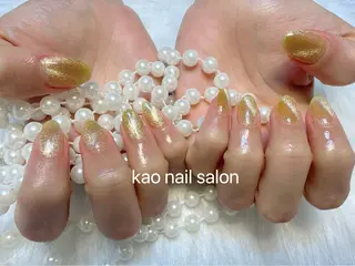 ネイル kao nail マグネット/長さだしのネイルデザイン