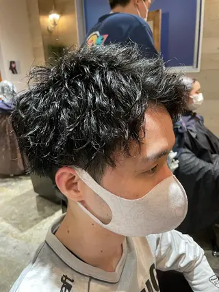 パーマ メンズ 優真/難波で 1番パーマが上手いのヘアスタイル