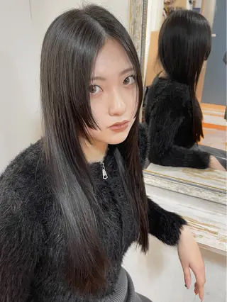 ロング 園田 渉 ◤SHIKIO◢のヘアスタイル