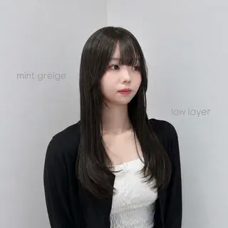 ロング カラー ブリーチなしWカラー ／レイヤー🎀マリノのヘアスタイル