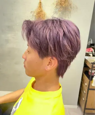 カラー メンズ siie ヤギのヘアスタイル