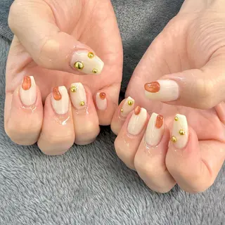 ネイル MAXKELLY正池 白フレンチ募集🕊️のネイルデザイン