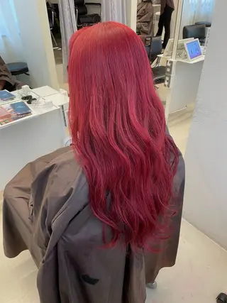 ロング カラー la fith hinaのヘアスタイル