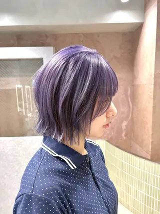 ショート 🩵縮毛矯正/ブリー チ/髪質改善/いつかのヘアスタイル