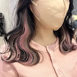 セミロング 羽.シールエクステ 🍓 篠田梓のヘアスタイル