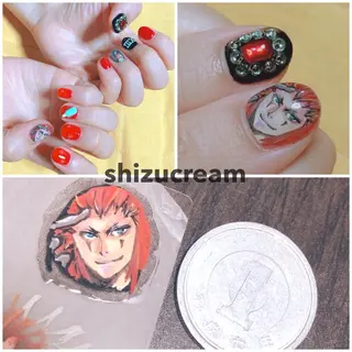 ネイル shizucream 痛デコネイル専門のネイルデザイン