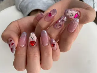 ネイル Mana ·͜· ❤︎のネイルデザイン