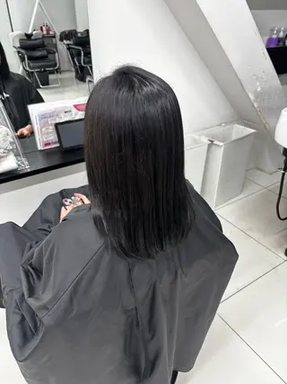 ミディアム カラー カラーモデル募集♩ ALIVEりんのヘアスタイル