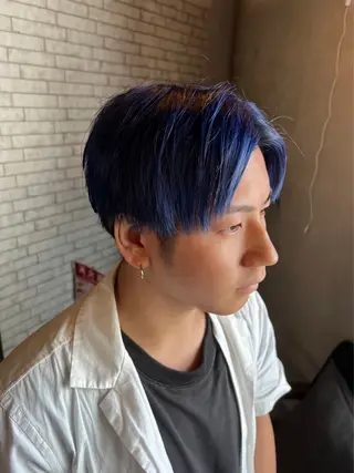 ショート カラー メンズ ツイスパ特化 石川 歳也のヘアスタイル
