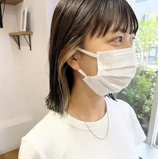 ショート カラー Hareru 豊田 修廣のヘアスタイル