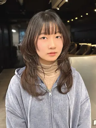 ロング mino🌼🌈 ボブ/透明感カラーのヘアスタイル