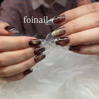 ネイル FOINAIL 🎀長さだし🎀のネイルデザイン