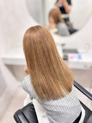 セミロング カラー ‪🔆‬ハイトーン ‪🔆‬AYAKAのヘアスタイル