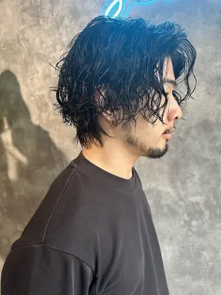 セミロング メンズ a. kentoのヘアスタイル