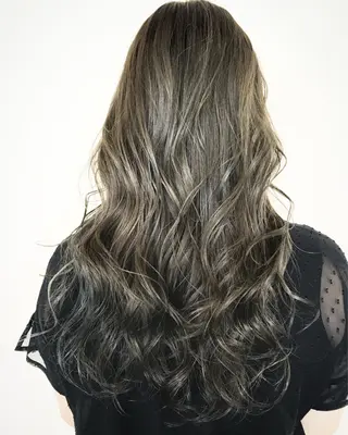 セミロング カラー 髪質改善サロン ARCHE野瀬冬馬のヘアスタイル