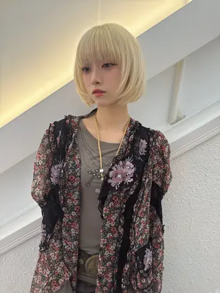 ショート カラー 💎透明感カラー特化 💎TAISEIのヘアスタイル