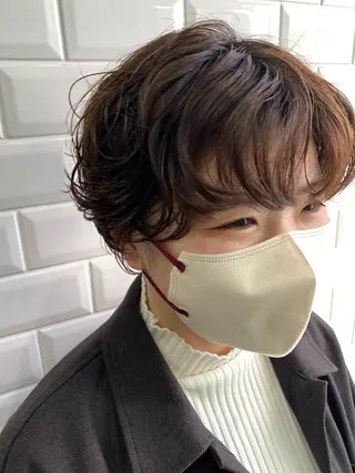 ショート カラー パーマ appiis 柳田葵　横浜のヘアスタイル