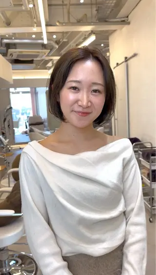 ショート カラー 怪我のため6月末 復帰予定田中瑞希🍃のヘアスタイル