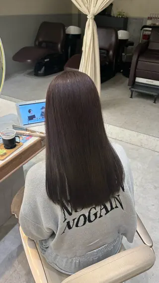 ロング カラー ハイトーン/韓国ヘア senaのヘアスタイル