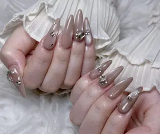 ネイル H3 Nail Tsuki🦋💙のネイルデザイン