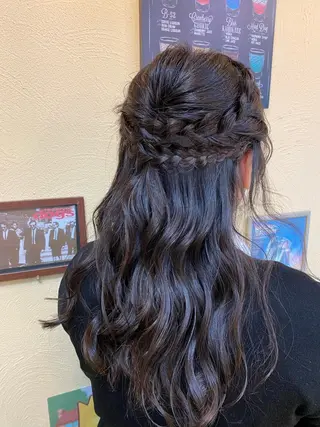 ロング ヘアアレンジ ANSA  hair かいりのヘアスタイル