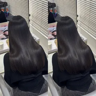 ロング 今話題の艶髪矯正 美艶カラー/FUKAのヘアスタイル