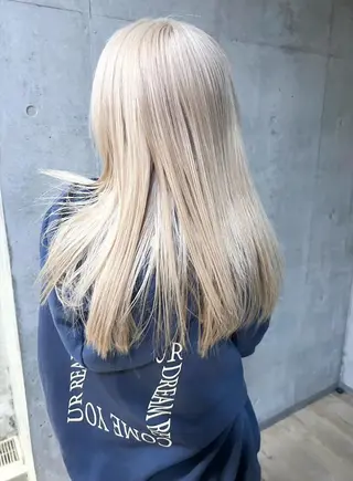 ロング カラー 盛れる艶髪カラー Harusa🎀のヘアスタイル