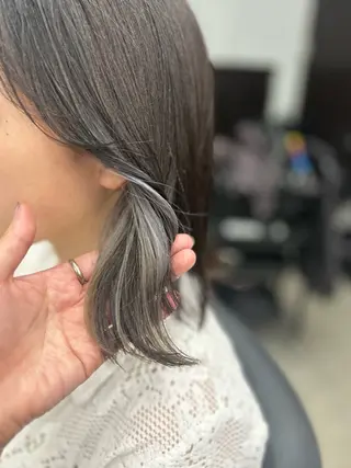 ミディアム N/デザインカラー 🌿ナギのヘアスタイル