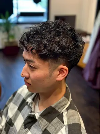パーマ 【メンズパーマ】 山下勝勲のヘアスタイル