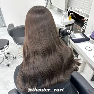 ロング カラー ふわっと抜け感🫧 ブラウンベージュ🤎のヘアスタイル