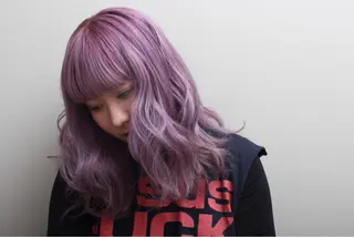 セミロング カラー 堺 鳳 ママ美容師 yukariのヘアスタイル