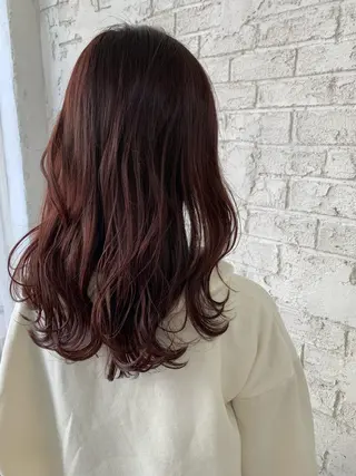 セミロング カラー ブリーチ特化 ハイトーンRYOYAのヘアスタイル