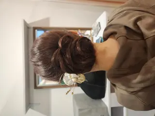 ヘアアレンジ ヘアセット天神駅直結 jrメンバーJUNのヘアスタイル