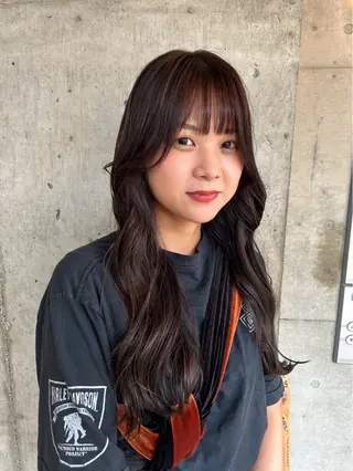 セミロング カラー 🎨デザイン🥇 美髪・艶髪　日暮千敬のヘアスタイル