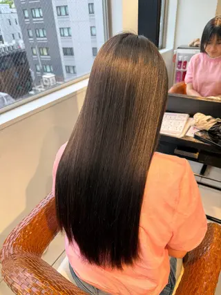 ロング たかしな けいなのヘアスタイル