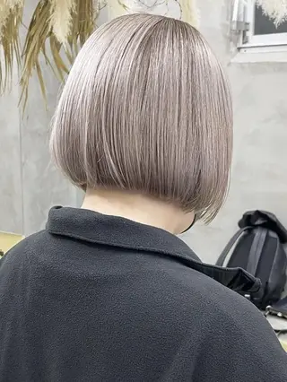 ミディアム カラー パーマ ヘアアレンジ メンズ ハイトーン/レイヤー 🌸さくらのヘアスタイル