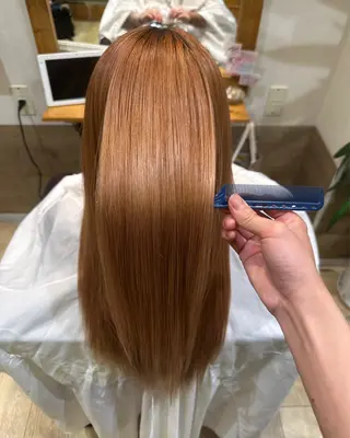 ロング 藤沢/ダブルカラー/ 艶カラー/五十嵐颯のヘアスタイル