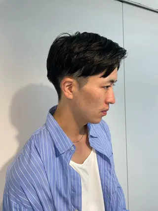 パーマ メンズ 🍮中山詩乃🍮顔 まわりデザイン◎のヘアスタイル