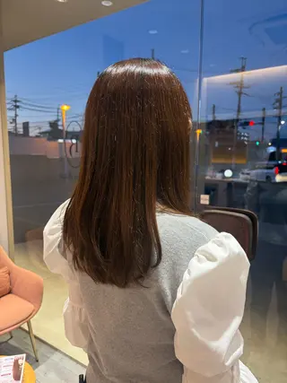 ミディアム RosierBleu 中山のヘアスタイル