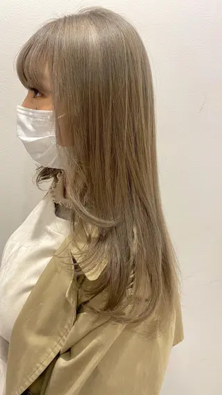 ロング カラー ヘアアレンジ 天神レイヤーカット No.1💖マユカのヘアスタイル