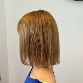 ミディアム カラー LINKLINK Honokaのヘアスタイル