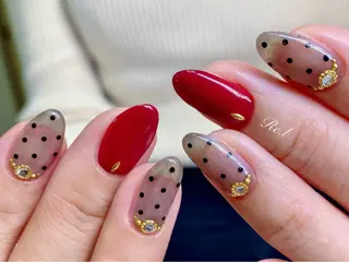 ネイル モチの良さ◉ フィルインネイル♡のネイルデザイン