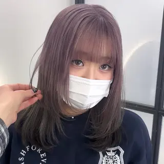 セミロング カラー Ren. 🦋デザインカラーのヘアスタイル